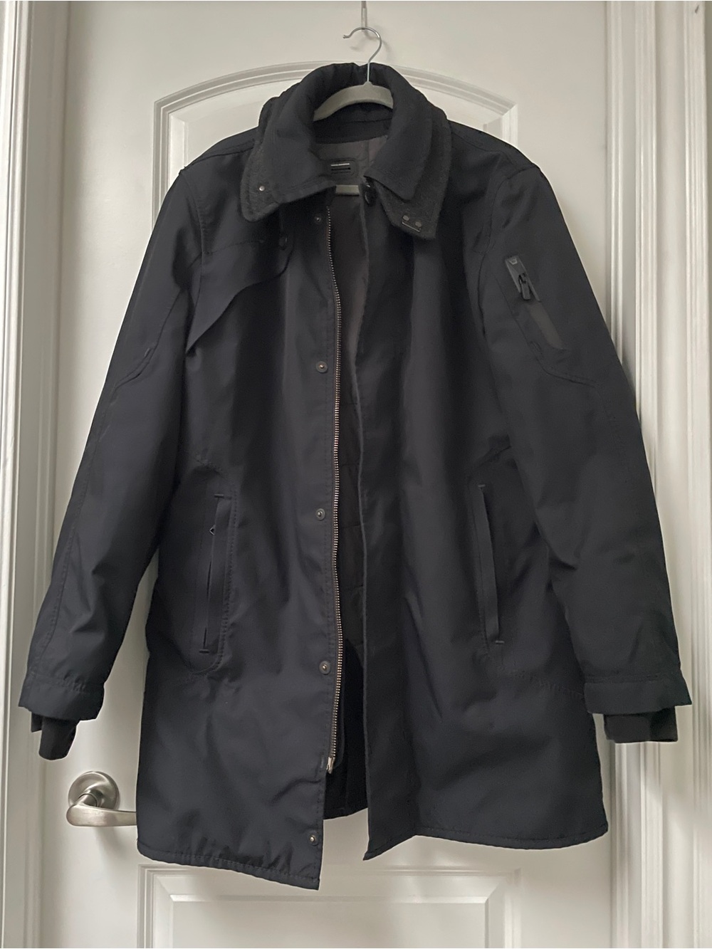 G-LAB Men’s Black Technical 2-in-1 Winter Coat Removable Liner